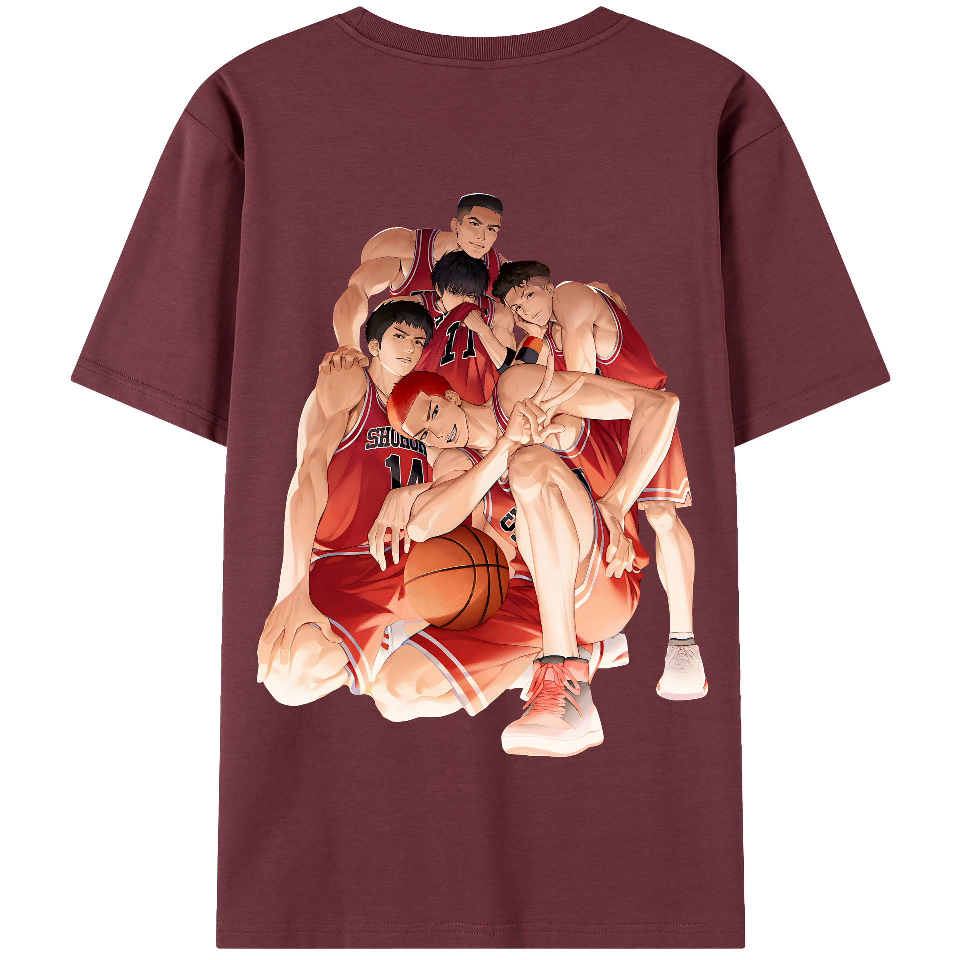 （画像用） SLAM DUNK／スラムダンク 綿100％半袖Tシャツ（背面プリント）